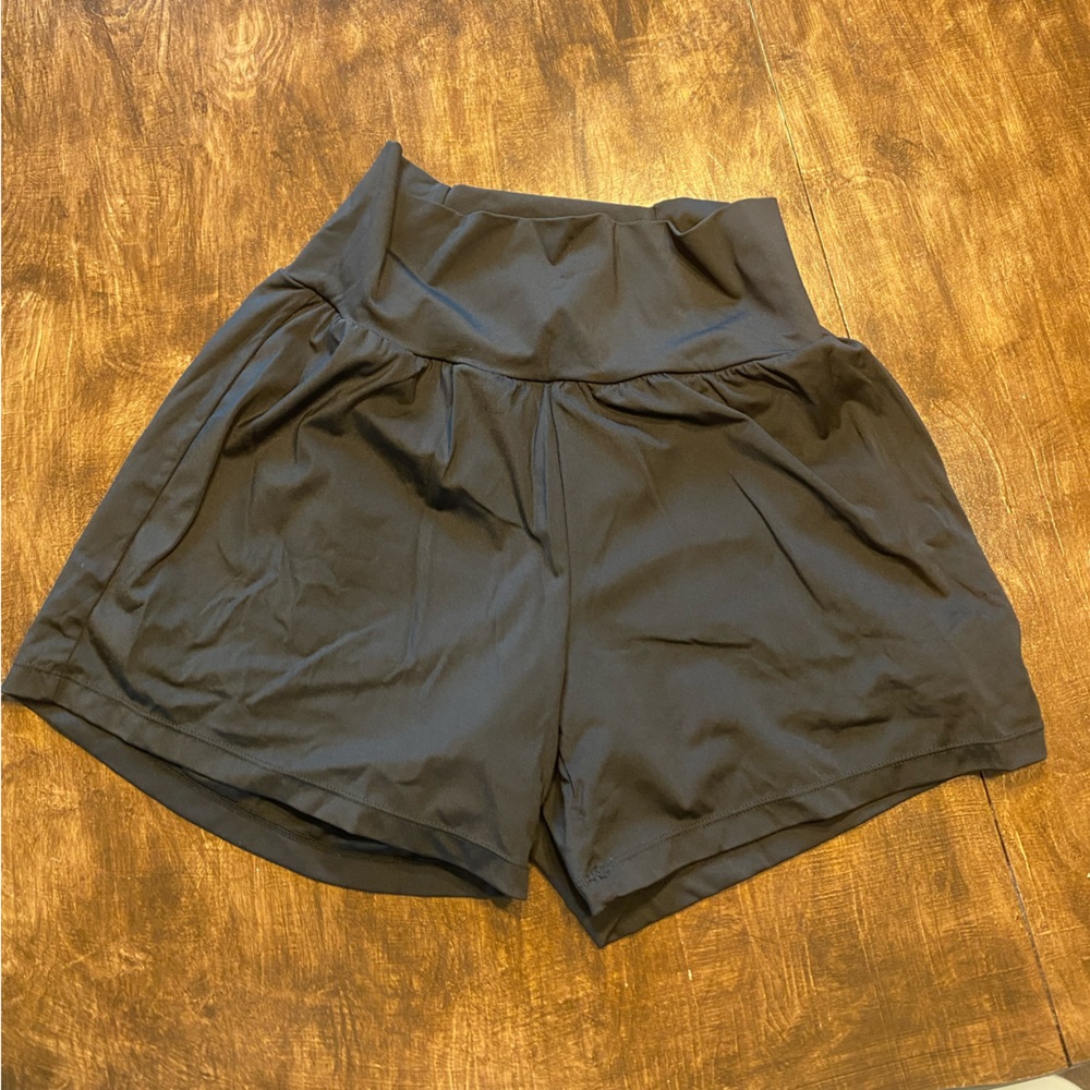 HALARA Black High Waist Athletic Shorts